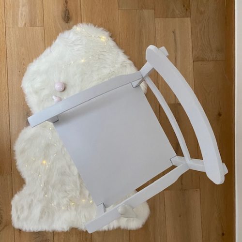 Fauteuil en bois pour enfant – revalorisé