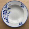 Paire d'anciennes assiettes creuses - motif floral stylisé - Nimy - Image 4