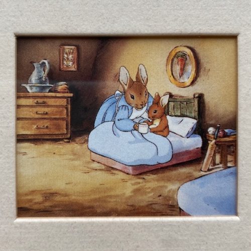 « The Tale of Peter Rabbit and Benjamin Bunny » impression encadrée – années 1990