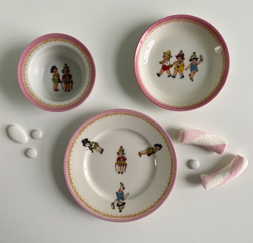 Ancien service d’enfant – Limoges / circa 1900