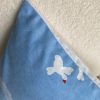 Coussin "Collection mouettes" - le carré n°2 - Upcycling - Image 3