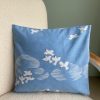 Coussin "Collection mouettes" - le carré n°2 - Upcycling