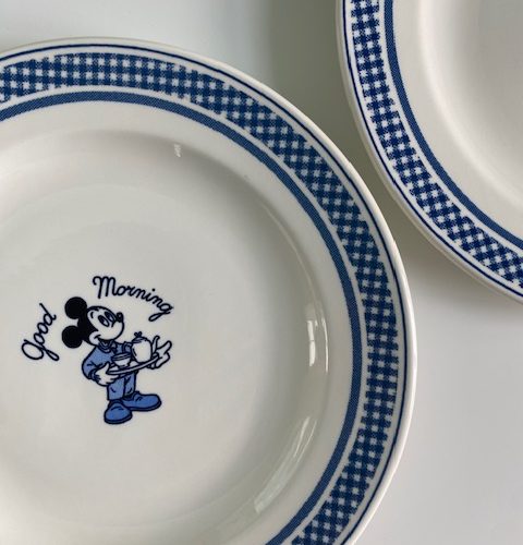 Duo d’assiettes plates Donaldson « Mickey » – Royal Boch