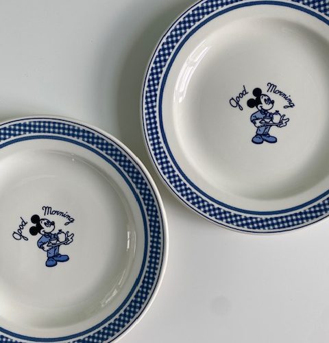 Duo d’assiettes plates Donaldson « Mickey » – Royal Boch