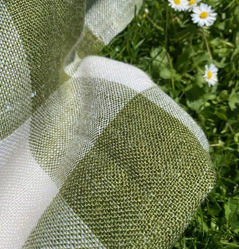 Nappe à carreaux vert – vintage