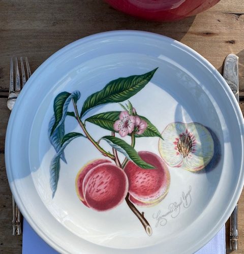 Assiette Portmeirion Pomona – Pêche (1)