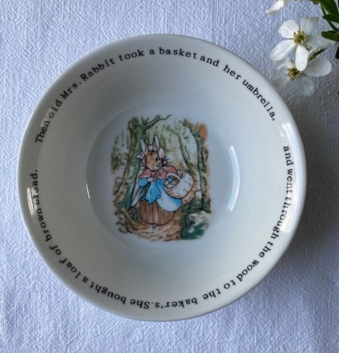 Bol « Peter Rabbit » Beatrix Potter – Wedgwood 1991