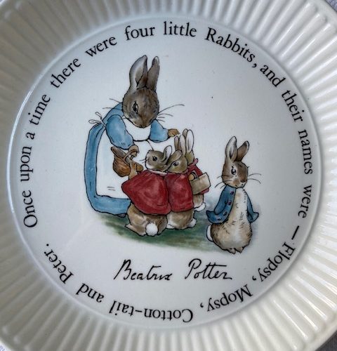 Assiette « Peter Rabbit » Beatrix Potter – Wedgwood