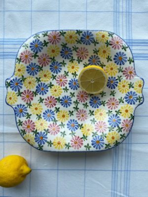 Plat carré motif "daisies" - Schramberg Allemagne