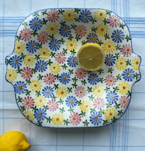 Plat carré motif « daisies » – Schramberg Allemagne