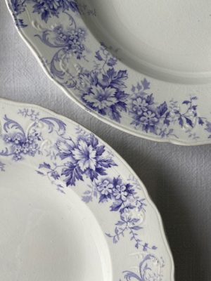 Deux assiettes creuses "Florence" - Maestricht - circa 1900 - Image 3