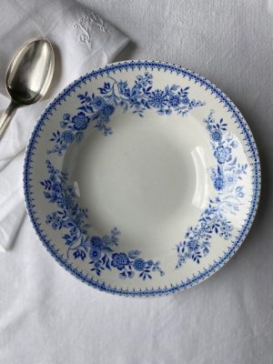 Trois assiettes creuses "Bruges" - Maestricht - circa 1900 - Image 2