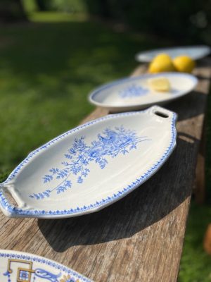 Ravier motif champêtre bleu - Jemappes - Image 2