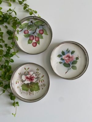 Série de 3 dessous de bouteille Art Déco - 1920