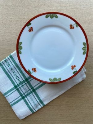 Série de 8 assiettes "cerises" - Image 2